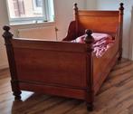 Stijlvol antiek eenpersoonsbed mahoniehout, Antiek en Kunst, Ophalen