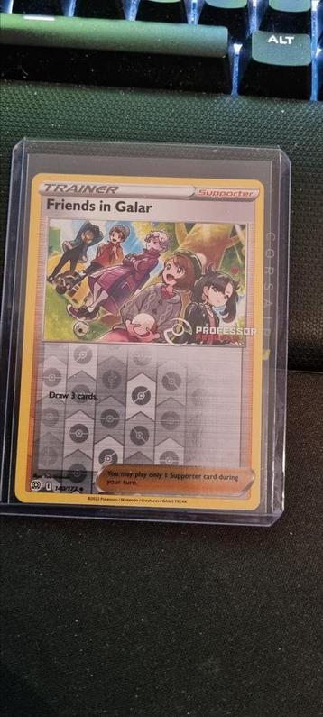 Brilliant Stars Friends in Galar Professor program stamp beschikbaar voor biedingen