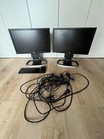 HP 20inch beeldschermen + docking station, Computers en Software, Monitoren, Ophalen, In hoogte verstelbaar, HP, Overige typen