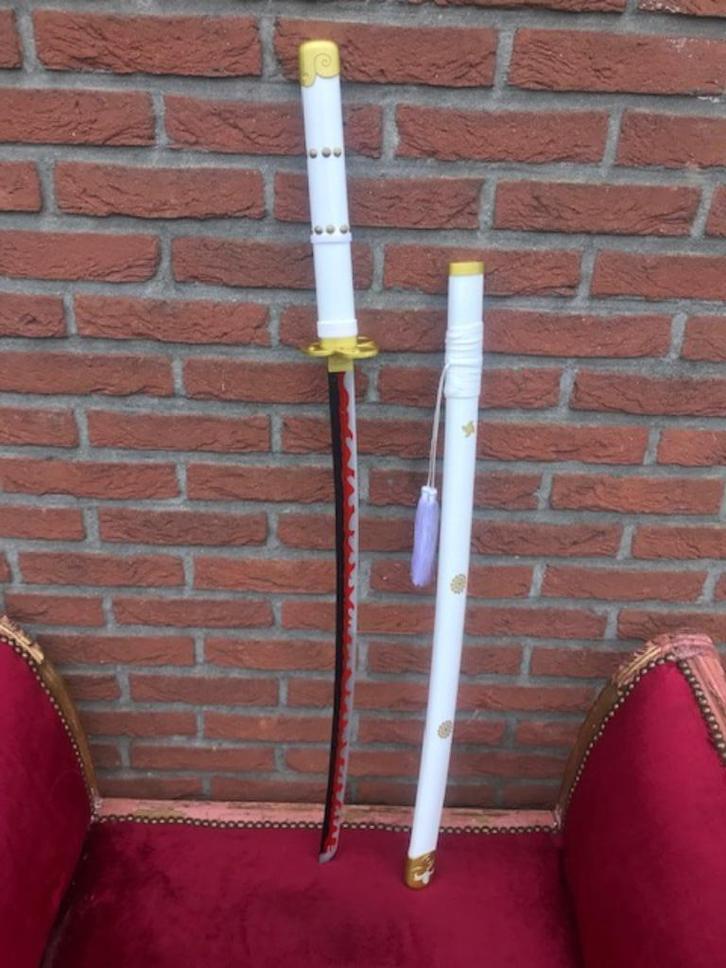 mooi wit samoerai zwaard/ katana, ca 102 cm, Verzamelen, Militaria | Algemeen, Overige soorten, Zwaard of Sabel, Azië, Ophalen of Verzenden