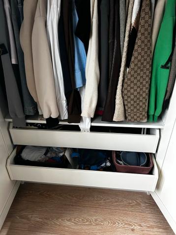 Witte IKEA Pax kast - 100x58x201 cm - afbeelding 2