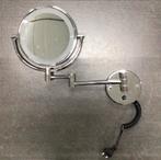 Scheer- make-up spiegel met zwenkarm en verlichting - Chroom, Ophalen, Nieuw