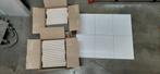 60 tegels wit marmer motief, Ophalen, Nieuw, 20 tot 40 cm, Minder dan 5 m²