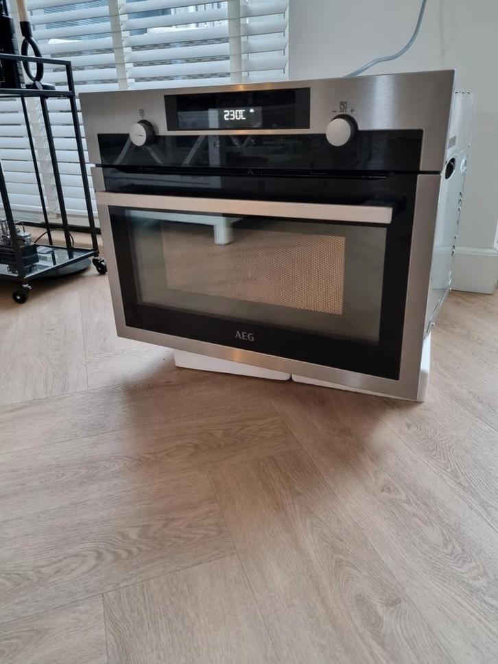 Hele luxe AEG combi oven magnetron, Witgoed en Apparatuur, Ovens, Zo goed als nieuw, Inbouw, Oven met grill, 45 tot 60 cm, 45 tot 60 cm