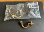 Embrasse haken 4 stuks messing, Huis en Inrichting, Stoffering | Gordijnen en Lamellen, Minder dan 50 cm, Verzenden, Minder dan 100 cm