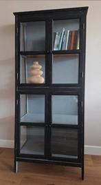 Glazen kast met deuren, Ophalen, Glas, Vintage, 50 tot 100 cm