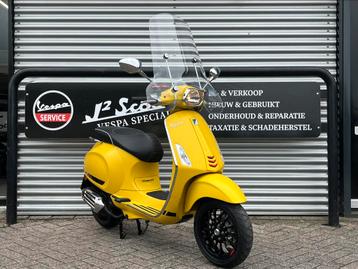 Vespa Sprint Mat Geel Brom 2018 9874 km 1 eig beschikbaar voor biedingen