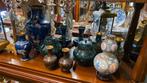 Verzameling Chinese cloisonne vazen € 450, Ophalen of Verzenden