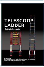 Telescoopladder in alle maten, Ophalen of Verzenden, Nieuw, Ladder, 4 meter of meer