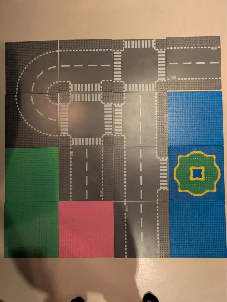 Lego Wegdelen, Grondplaten, Water & Groen, Kinderen en Baby's, Speelgoed | Duplo en Lego, Gebruikt, Lego, Losse stenen, Ophalen of Verzenden