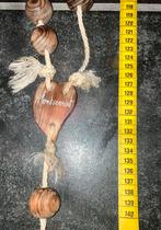 Grote houten rozenkrans uit Montserrat ,1.90m lang, Antiek en Kunst, Antiek | Religie, Ophalen of Verzenden