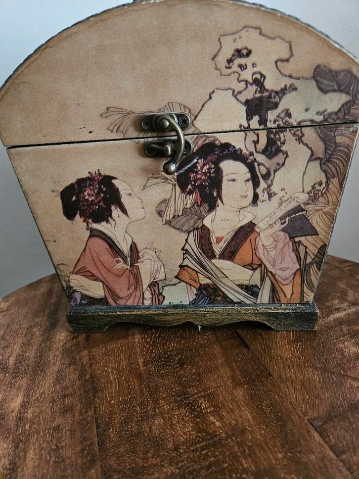 Prachtig Aziatisch Kistje, Antiek en Kunst, Curiosa en Brocante, Ophalen of Verzenden