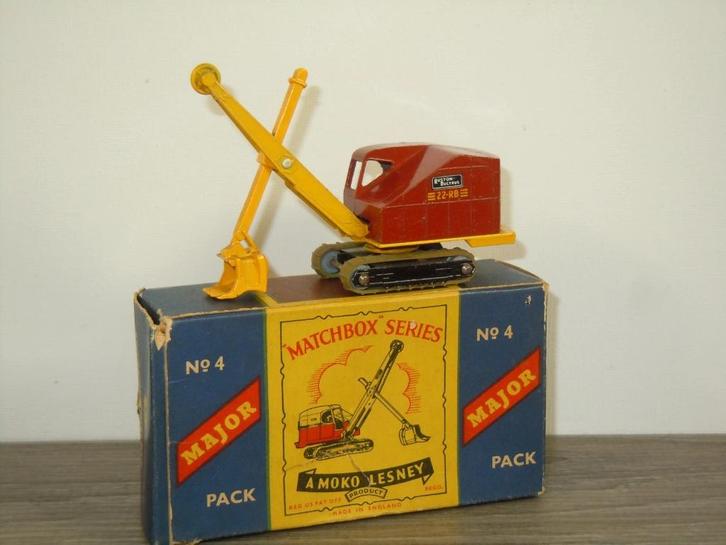 Ruston Bucyrus - Matchbox Lesney Major Pack 4 England, Hobby en Vrije tijd, Modelauto's | 1:87, Zo goed als nieuw, Hijskraan, Tractor of Landbouw