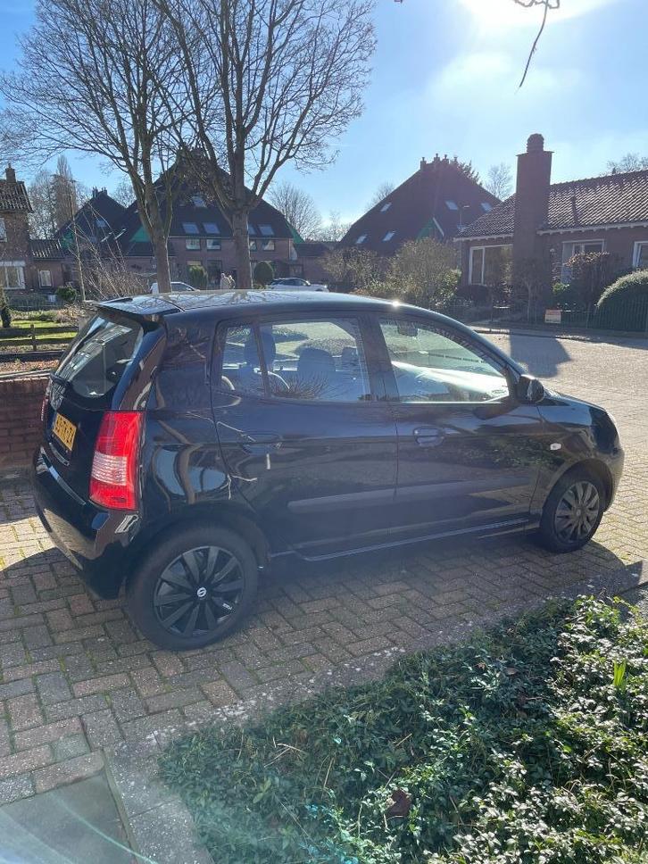 Kia Picanto 1.0 lx 2006 Zwart 5 drs Airco Bluetooth radio, Auto's, Kia, Particulier, Picanto, Airbags, Airconditioning, Bluetooth