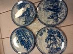 Delfts Blauw Chemkefa Jaargetijden borden, Antiek en Kunst, Ophalen of Verzenden