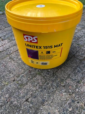 Unitex 1515 Mat - 10L Witte Muurverf - Nieuw beschikbaar voor biedingen