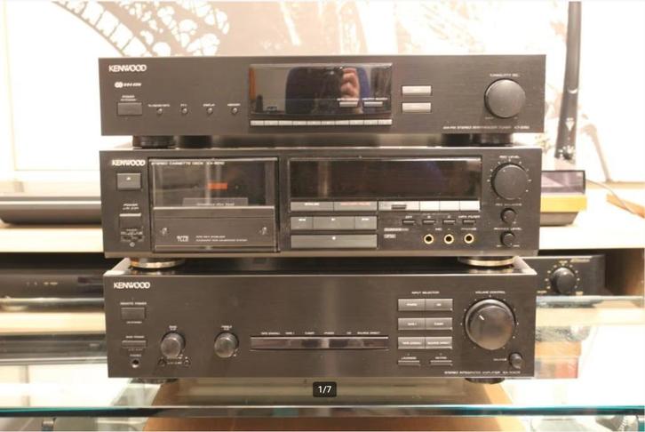 Kenwood & ONKYO Vintage en complete Set, Audio, Tv en Foto, Versterkers en Receivers, Zo goed als nieuw, Overige systemen, Minder dan 60 watt
