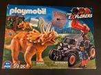 PLAYMOBIL Dinos Offroad buggy met dinovangnet - 9434, Ophalen of Verzenden, Gebruikt, Complete set