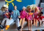 4 barbies , Ken + klein popje, Verzamelen, Poppen, Ophalen of Verzenden, Gebruikt, Pop