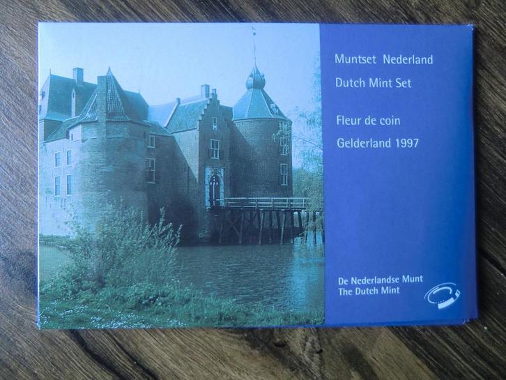 Provincie F.D.C jaarset 1997 Gelderland, Postzegels en Munten, Munten | Nederland, Setje, Overige waardes, Koningin Beatrix, Ophalen of Verzenden