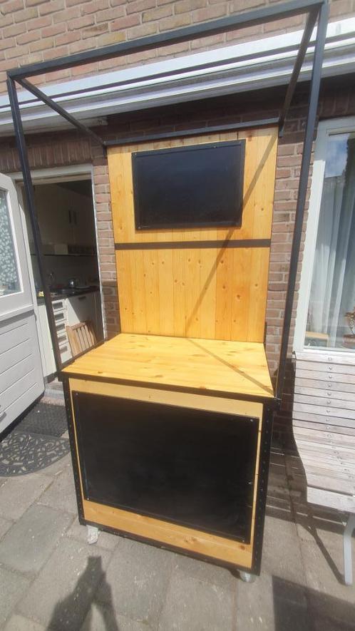 Bar events beurzen demonteerbaar hout staal, Huis en Inrichting, Barren, Zo goed als nieuw, Ophalen