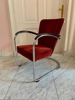 Gispen 412 fauteuil Dutch Originals, Ophalen, Metaal, Gebruikt, 75 tot 100 cm