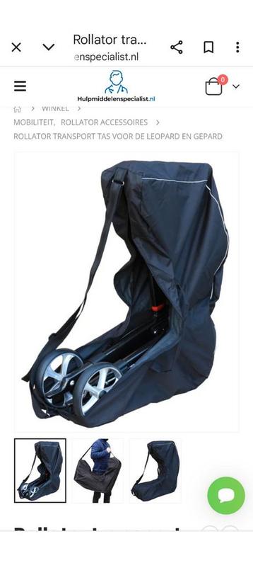 Transporttas Rehasense voor Server en Athlon rollator  beschikbaar voor biedingen