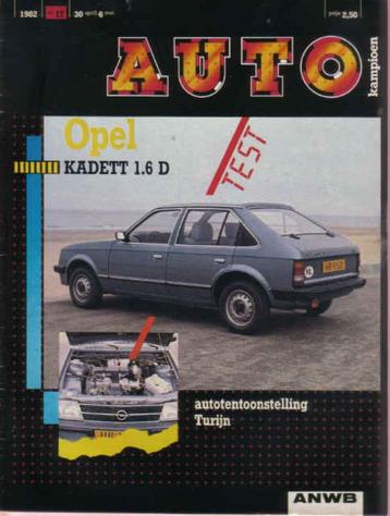Autokampioen 17 1982 : Fiat X1/9 - Opel Kadett - Daihatsu beschikbaar voor biedingen