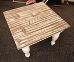 Landelijk bijtafel van Floor 60x60, Huis en Inrichting, Tafels | Salontafels, Ophalen, 50 tot 100 cm, 50 tot 75 cm, Vierkant