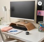 SIGFINN Monitorstandaard, vaste hoogte, bamboefineer IKEA, Computers en Software, Laptopstandaarden, Ophalen of Verzenden, Zo goed als nieuw
