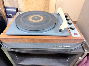 SUPRAPHON Platenspeler in koffer met luidspreker beschikbaar voor biedingen