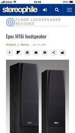 Epos M16 i Standmounter black ash, Overige merken, Ophalen of Verzenden, Zo goed als nieuw, 120 watt of meer