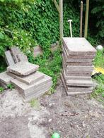 grindtegels, Tuin en Terras, Tegels en Klinkers, Ophalen, Gebruikt, Minder dan 5 m², Beton