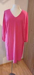 Fuchsia roze jurk, 3/4 mouw, maat L, Kleding | Dames, Jurken, Ophalen of Verzenden, Zo goed als nieuw, Roze, Boven de knie