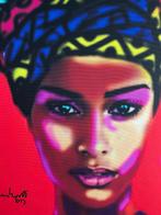 Peter Klashorst (1957-2024) - African Lady 1/50, Ophalen of Verzenden