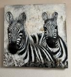 Zebra schilderij 3D, Ophalen, Zo goed als nieuw, Schilderij, 75 tot 100 cm