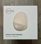 Brainz Wake Up Light Speaker - Wekker met Licht en Geluid, Ophalen of Verzenden, Nieuw, Digitaal, Wekker of Tafelklok