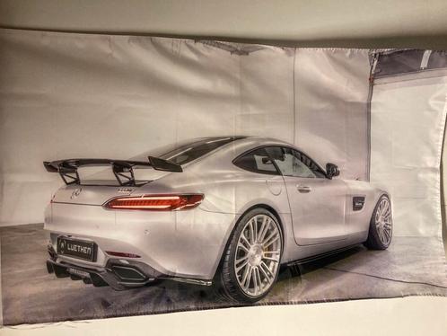 Mercedes modellen vlaggen decoratie garage of werkplaats, Boeken, Auto's | Folders en Tijdschriften, Ophalen of Verzenden