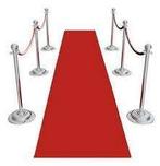 Afzetpalen met koord en rode loper te huur, Ophalen, Gebruikt, Overige