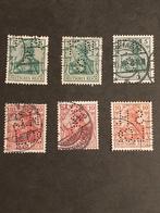 Deutsche Reich Perfin Postzegels, Postzegels en Munten, Postzegels | Europa | Duitsland, Ophalen of Verzenden, Gestempeld