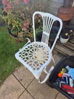Metalen Barok Stoel - Tuin of Interieur, Tuin en Terras, Ophalen, Gebruikt, Metaal