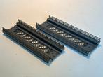 2 Märklin 7268 kunststof opritten recht voor M en K rails, Gebruikt, Gelijkstroom of Wisselstroom, Brug, Tunnel of Gebouw, Ophalen of Verzenden