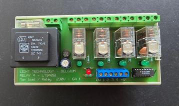 Lightec Relay 4 - 4 kanaals relais interface met 0-10V input beschikbaar voor biedingen