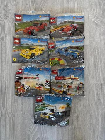 Lego 40190 t/m 40196 set Shell V-Power ongeopend beschikbaar voor biedingen