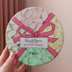 Blik Russell Stover Candies Butter Mints, pastel jaren '50, Ophalen of Verzenden, Gebruikt, Overige, Overige merken