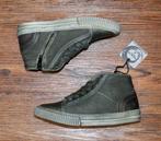 YELLOW CAB - leer met canvas boots Green - maat 31, Schoenen, Nieuw, Ophalen of Verzenden, Jongen