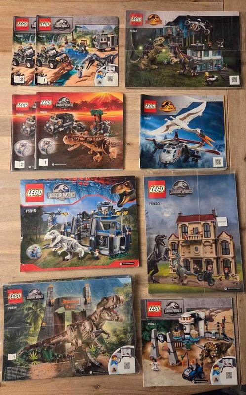Vele Nieuwe handleidingen Lego Jurassic World Park, Kinderen en Baby's, Speelgoed | Duplo en Lego, Nieuw, Lego, Ophalen of Verzenden