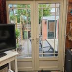 Kozijn met openslaande deuren, Doe-het-zelf en Verbouw, Kozijnen en Schuifpuien, Ophalen, Zo goed als nieuw, Hout, Deurkozijn