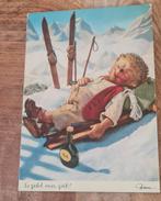 Meneer Egel doet een dutje in de sneeuw - fles rum - ski's, Verzenden, Gelopen, Kinderen