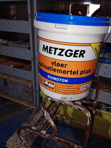 Metzger egalisatiemortel **gratis** beschikbaar voor biedingen